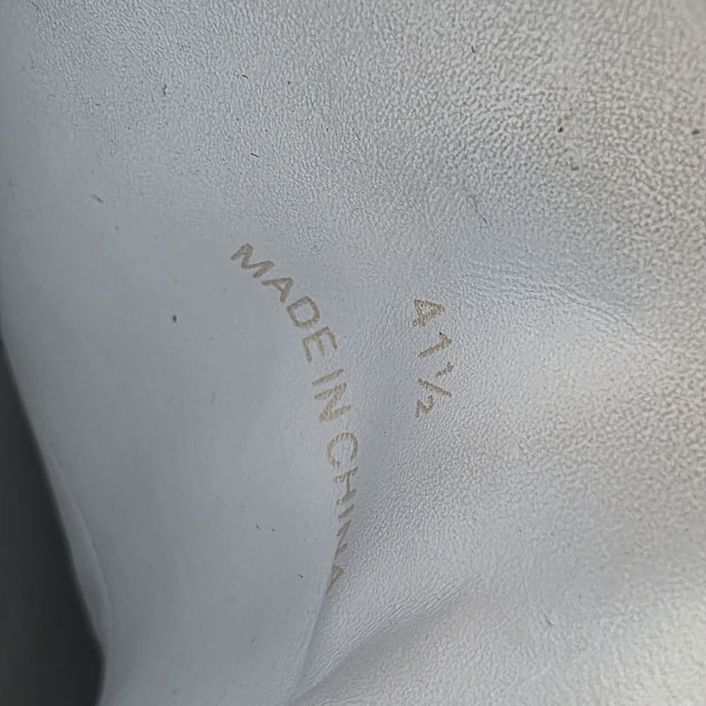 Jimmy Choo Cash White and Gold Women's Sneakers - Picture 12 of 12